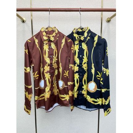Versace Long-Sleeved Polo Shirts for Men in 221312