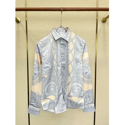 Versace Long-Sleeved Polo Shirts for Men in 221314