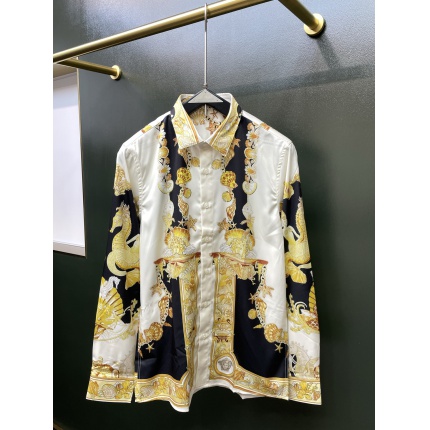 Versace Long-Sleeved Polo Shirts for Men in 221315