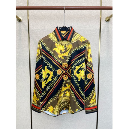 Versace Long-Sleeved Polo Shirts for Men in 221317