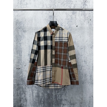 Burberry Long-Sleeved Polo Shirts for Men in 222689