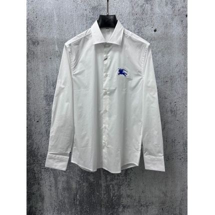 Burberry Long-Sleeved Polo Shirts for Men in 222691
