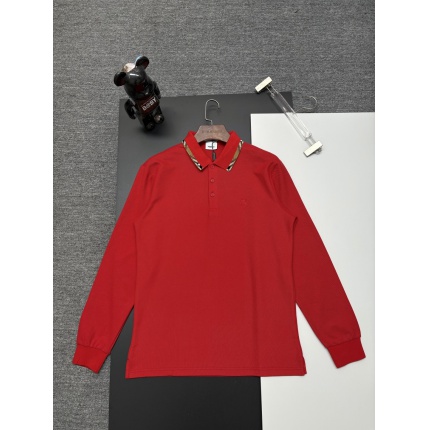 Burberry Long-Sleeved Polo Shirts for Men in 222723