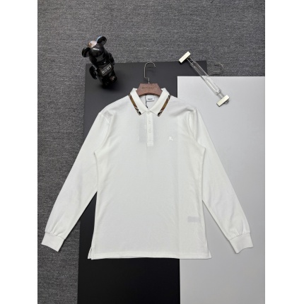 Burberry Long-Sleeved Polo Shirts for Men in 222725