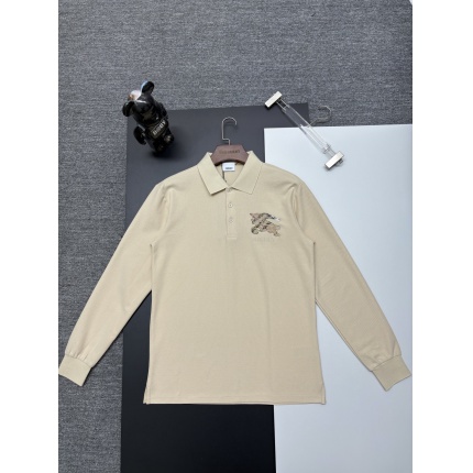 Burberry Long-Sleeved Polo Shirts for Men in 222732