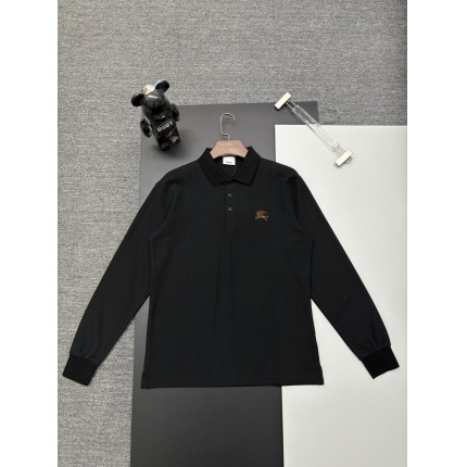 Burberry Long-Sleeved Polo Shirts for Men in 222735