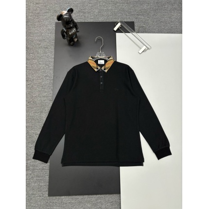 Burberry Long-Sleeved Polo Shirts for Men in 222739