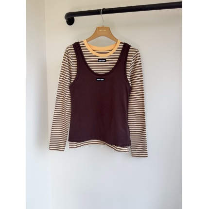MiuMiu Long-Sleeved T-shirts in 225719