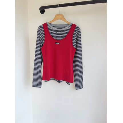 MiuMiu Long-Sleeved T-shirts in 225720