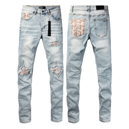 Cheap Amiri Denim Jeans for Men in 225942, $70 USD- [IB225942] - Replica Amiri Denim Jeans for Men