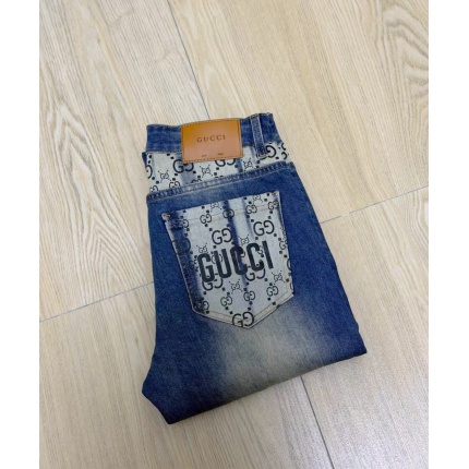 Cheap Gucci Jeans for Men in 225982, $65 USD- [IB225982] - Replica Gucci Jeans for Men