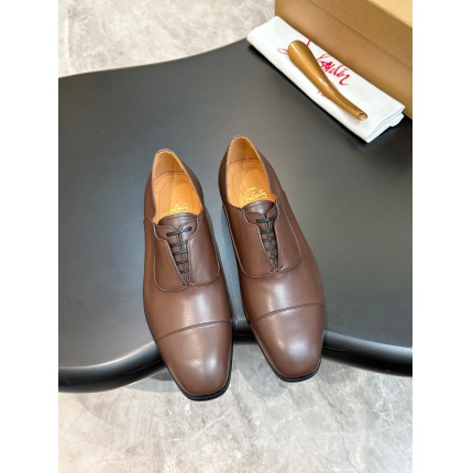 Cheap New Arrivals Christian Louboutin Dress Shoes For Men in 226269, $120 USD- [IB226269] - Replica Christian Louboutin Loafers For Men