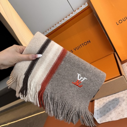 Cheap Louis Vuitton Cashmere Scarf in 227125, $55 USD- [IB227125] - Replica Louis Vuitton Cashmere Scarf