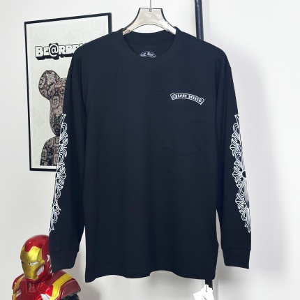 Cheap Chrome Hearts Long-Sleeved T-shirts in 227148, $45 USD- [IB227148] - Replica Chrome Hearts Long-Sleeved T-shirts