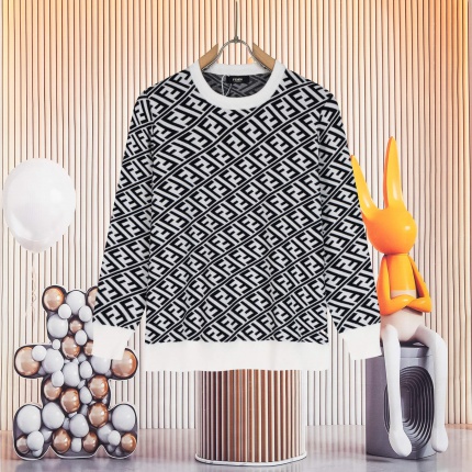 Cheap Fendi Sweaters for Men in 227163, $50 USD- [IB227163] - Replica Fendi Sweaters for Men