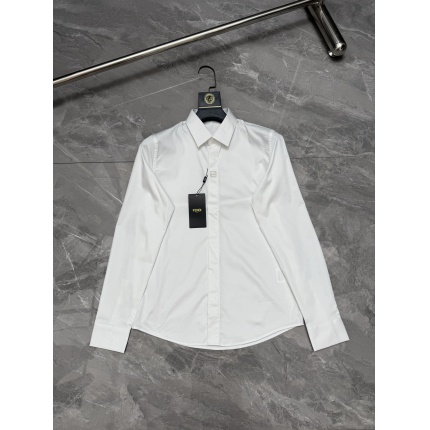 Cheap Fendi Long-Sleeved Polo Shirts in 227168, $55 USD- [IB227168] - Replica Fendi Long-Sleeved Polo Shirts