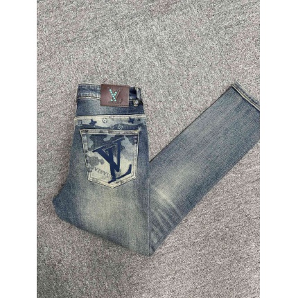 Cheap Louis Vuitton Jeans for Men in 227630, $140 USD- [IB227630] - Replica Louis Vuitton Jeans for Men