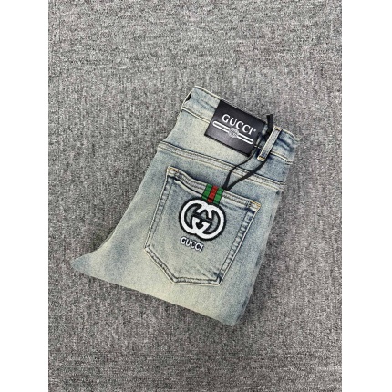 Cheap Gucci Jeans for Men in 227635, $140 USD- [IB227635] - Replica Gucci Jeans for Men