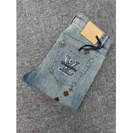 Cheap Louis Vuitton Jeans for Men in 227636, $140 USD- [IB227636] - Replica Louis Vuitton Jeans for Men