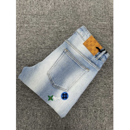Cheap Louis Vuitton Jeans for Men in 227638, $155 USD- [IB227638] - Replica Louis Vuitton Jeans for Men