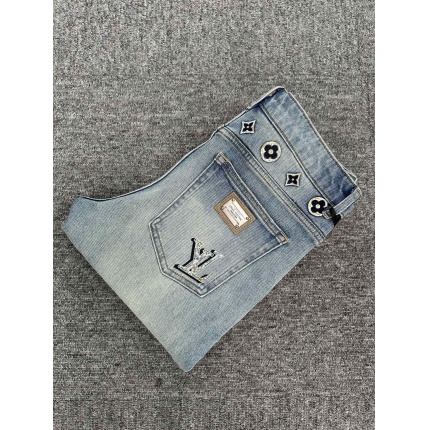 Cheap Louis Vuitton Jeans for Men in 227641, $140 USD- [IB227641] - Replica Louis Vuitton Jeans for Men