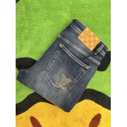 Cheap Louis Vuitton Jeans for Men in 227647, $130 USD- [IB227647] - Replica Louis Vuitton Jeans for Men