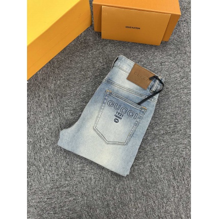 Cheap Gucci Jeans for Men in 227651, $140 USD- [IB227651] - Replica Gucci Jeans for Men