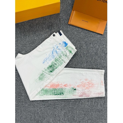 Cheap Louis Vuitton Jeans for Men in 227665, $145 USD- [IB227665] - Replica Louis Vuitton Jeans for Men