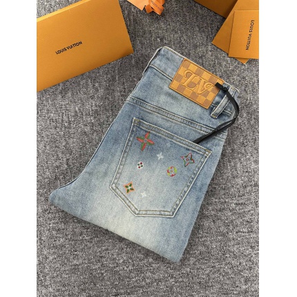 Cheap Louis Vuitton Jeans for Men in 227672, $140 USD- [IB227672] - Replica Louis Vuitton Jeans for Men
