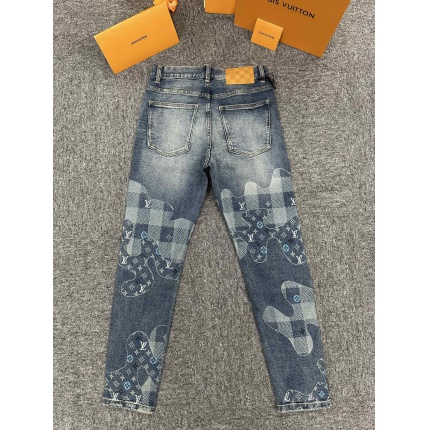 Cheap Louis Vuitton Jeans for Men in 227673, $155 USD- [IB227673] - Replica Louis Vuitton Jeans for Men