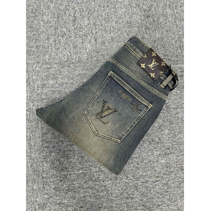 Cheap Louis Vuitton Jeans for Men in 227680, $155 USD- [IB227680] - Replica Louis Vuitton Jeans for Men