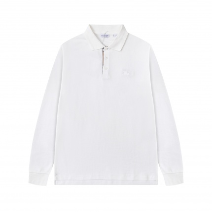 Burberry Long-Sleeved Polo Shirts for Men in 227915