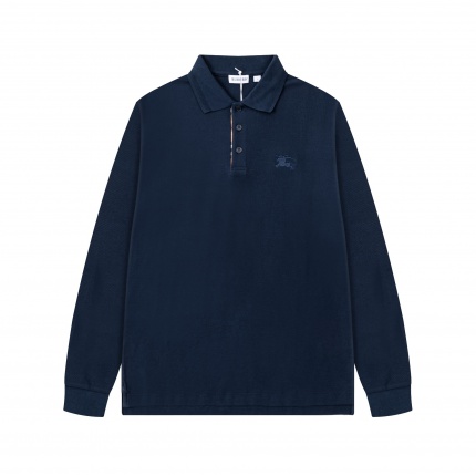 Cheap Burberry Long-Sleeved Polo Shirts for Men in 227916, $50 USD- [IB227916] - Replica Burberry Long-Sleeved Polo Shirts for Men