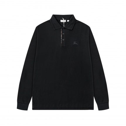 Cheap Burberry Long-Sleeved Polo Shirts for Men in 227917, $50 USD- [IB227917] - Replica Burberry Long-Sleeved Polo Shirts for Men