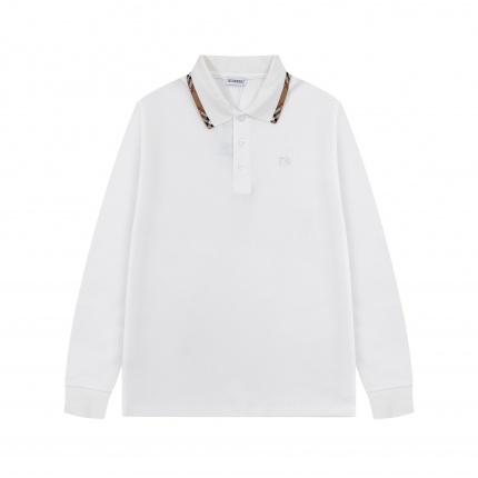 Cheap Burberry Long-Sleeved Polo T-Shirts for Men in 227923, $50 USD- [IB227923] - Replica Burberry Long-Sleeved Polo T-Shirts for Men
