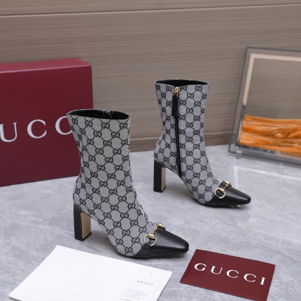 Cheap New Arrivals Gucci Boots For Women in 228376, $135 USD- [IB228376] - Replica Gucci Boots For Women