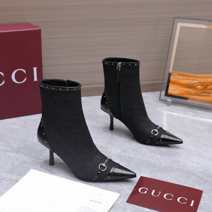 Cheap New Arrivals Gucci Boots For Women in 228387, $145 USD- [IB228387] - Replica Gucci Boots For Women