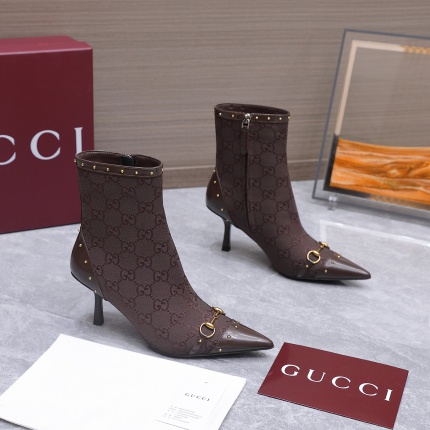 Cheap New Arrivals Gucci Boots For Women in 228388, $145 USD- [IB228388] - Replica Gucci Boots For Women