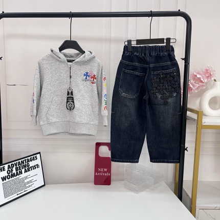 Cheap Chrome Hearts Children's Tracksuits in 228659, $70 USD- [IB228659] - Replica Tracksuits