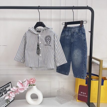 Cheap Chrome Hearts children's  Tracksuits in 228663, $60 USD- [IB228663] - Replica Tracksuits
