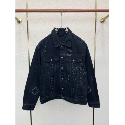 Cheap Chrome Hearts Jackets in 228708, $95 USD- [IB228708] - Replica Chrome Hearts Jackets
