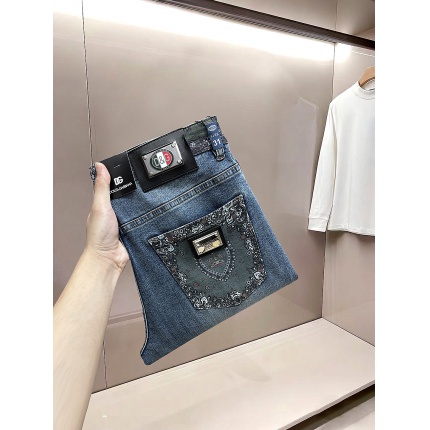 Cheap DG Jeans for Men in 228712, $75 USD- [IB228712] - Replica DG Jeans for Men