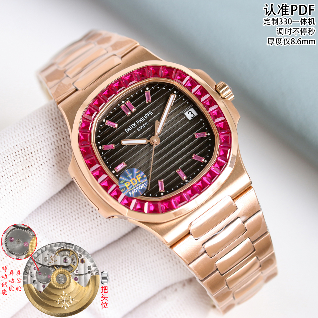 Cheap Patek Philippe AAA Diamond Watches in 220483, $280 USD- [IB220483] - Replica Patek Philippe AAA Diamond Watches