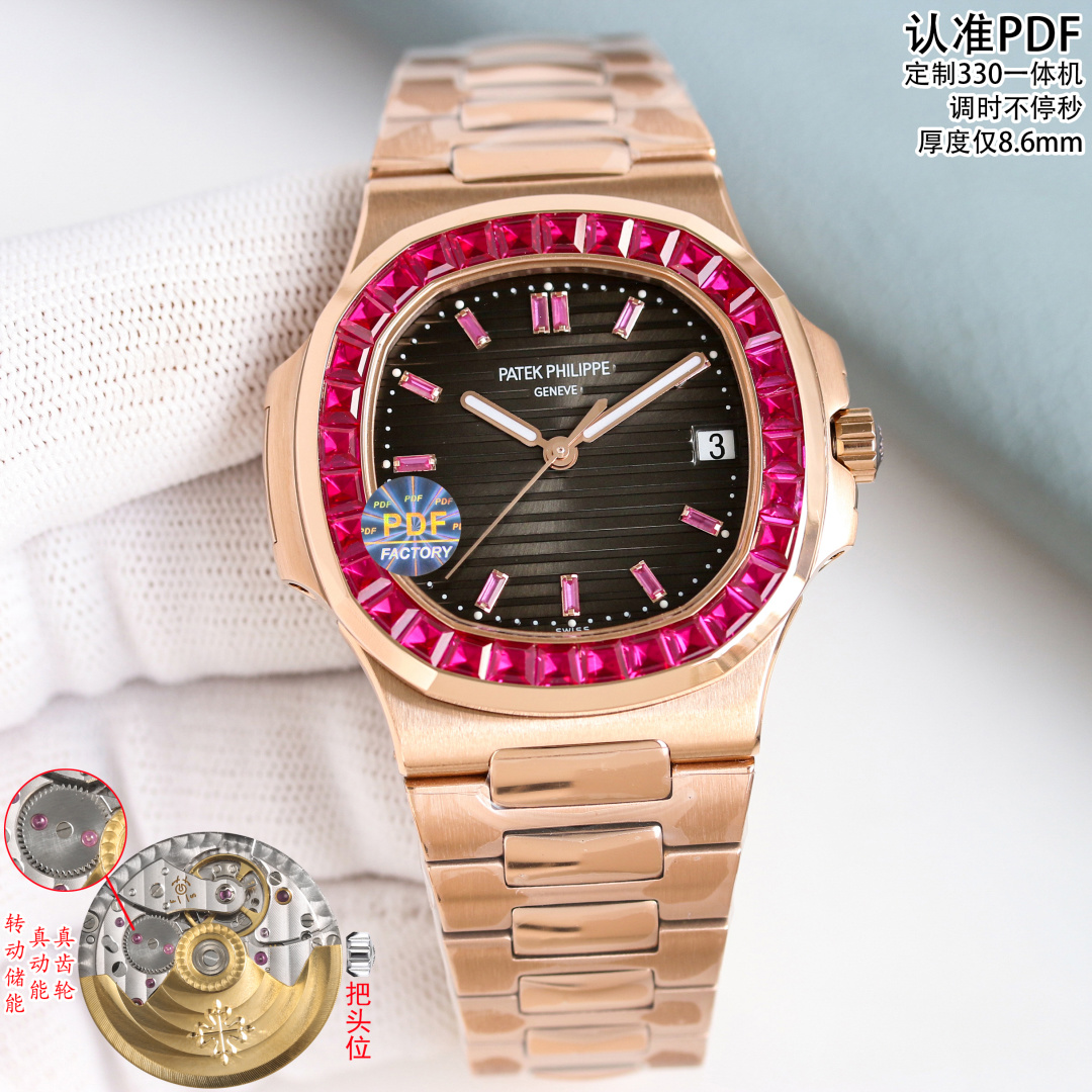 Cheap Patek Philippe AAA Diamond Watches in 220483, $280 USD- [IB220483] - Replica Patek Philippe AAA Diamond Watches