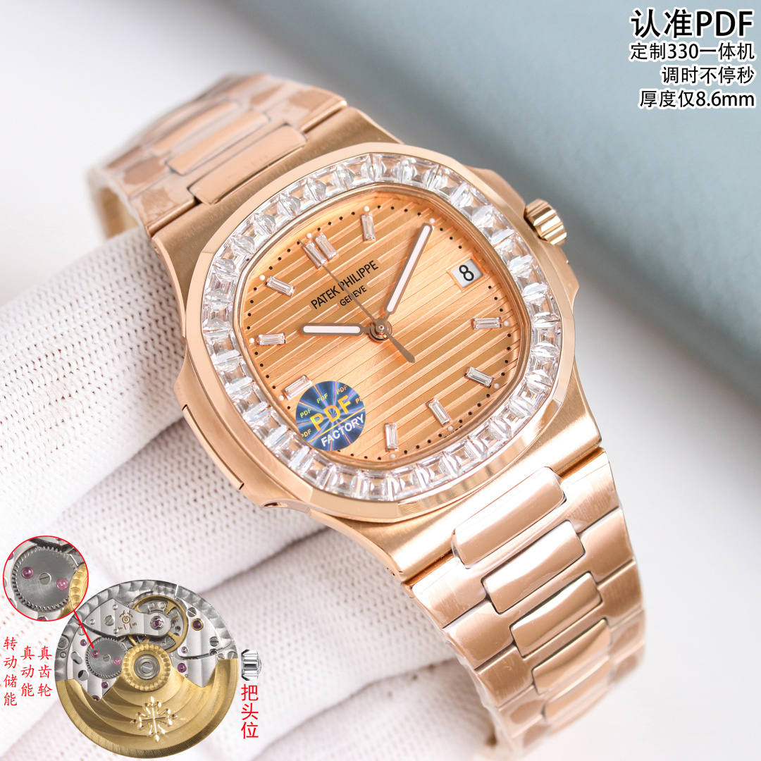 Cheap Patek Philippe AAA Diamond Watches in 220484, $280 USD- [IB220484] - Replica Patek Philippe AAA Diamond Watches