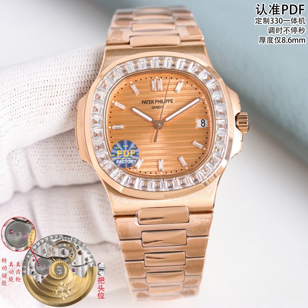 Cheap Patek Philippe AAA Diamond Watches in 220484, $280 USD- [IB220484] - Replica Patek Philippe AAA Diamond Watches