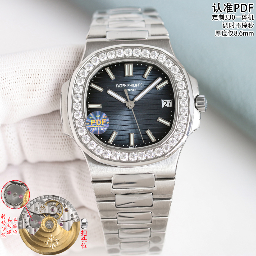 Cheap Patek Philippe AAA Diamond Watches in 220485, $280 USD- [IB220485] - Replica Patek Philippe AAA Diamond Watches