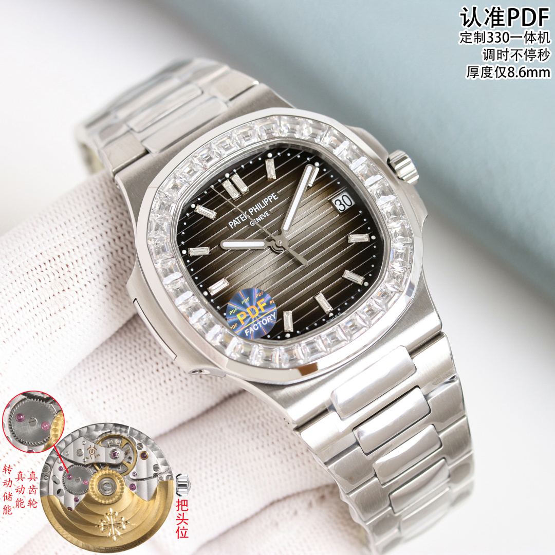 Cheap Patek Philippe AAA Diamond Watches in 220486, $280 USD- [IB220486] - Replica Patek Philippe AAA Diamond Watches