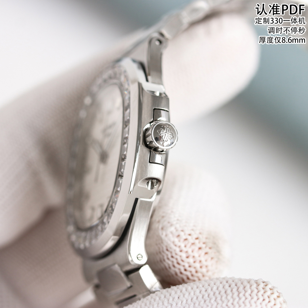 Cheap Patek Philippe AAA Diamond Watches in 220487, $280 USD- [IB220487] - Replica Patek Philippe AAA Diamond Watches