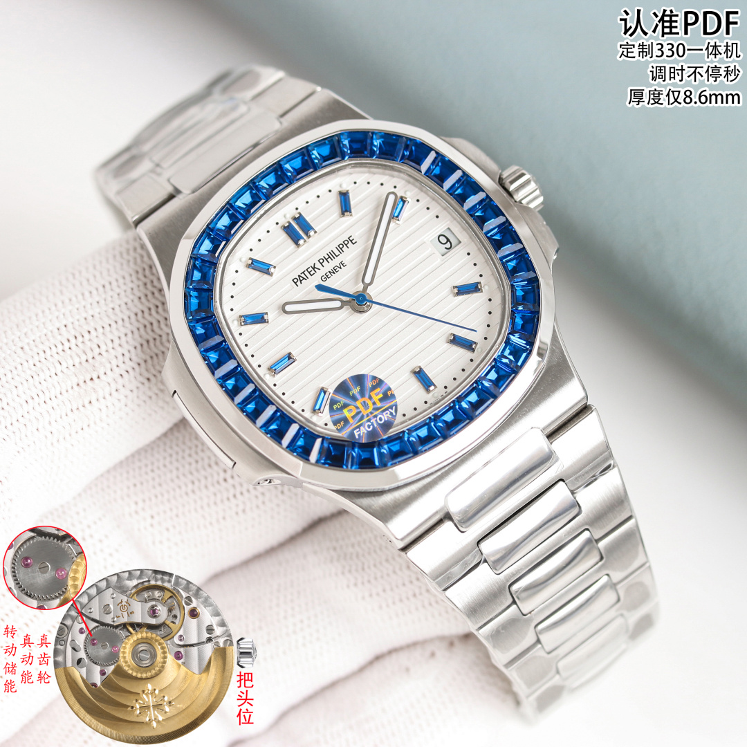 Cheap Patek Philippe AAA Diamond Watches in 220488, $280 USD- [IB220488] - Replica Patek Philippe AAA Diamond Watches
